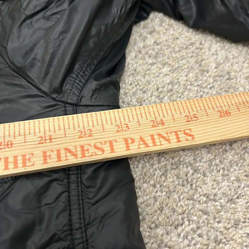 The North Face Mack Moto Jacket Large Black Quilted Full Zip Insulated Puffer
